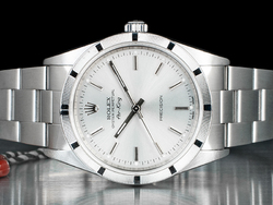 Rolex Air-King 34 Argento Oyster 14010M Silver Lining